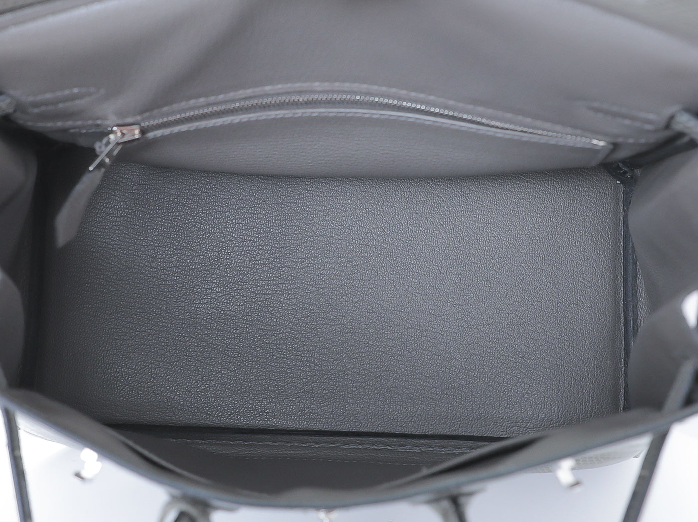 Hermes Gris Fonce Lizard Birikin 25-Hermes-THE CLOSET