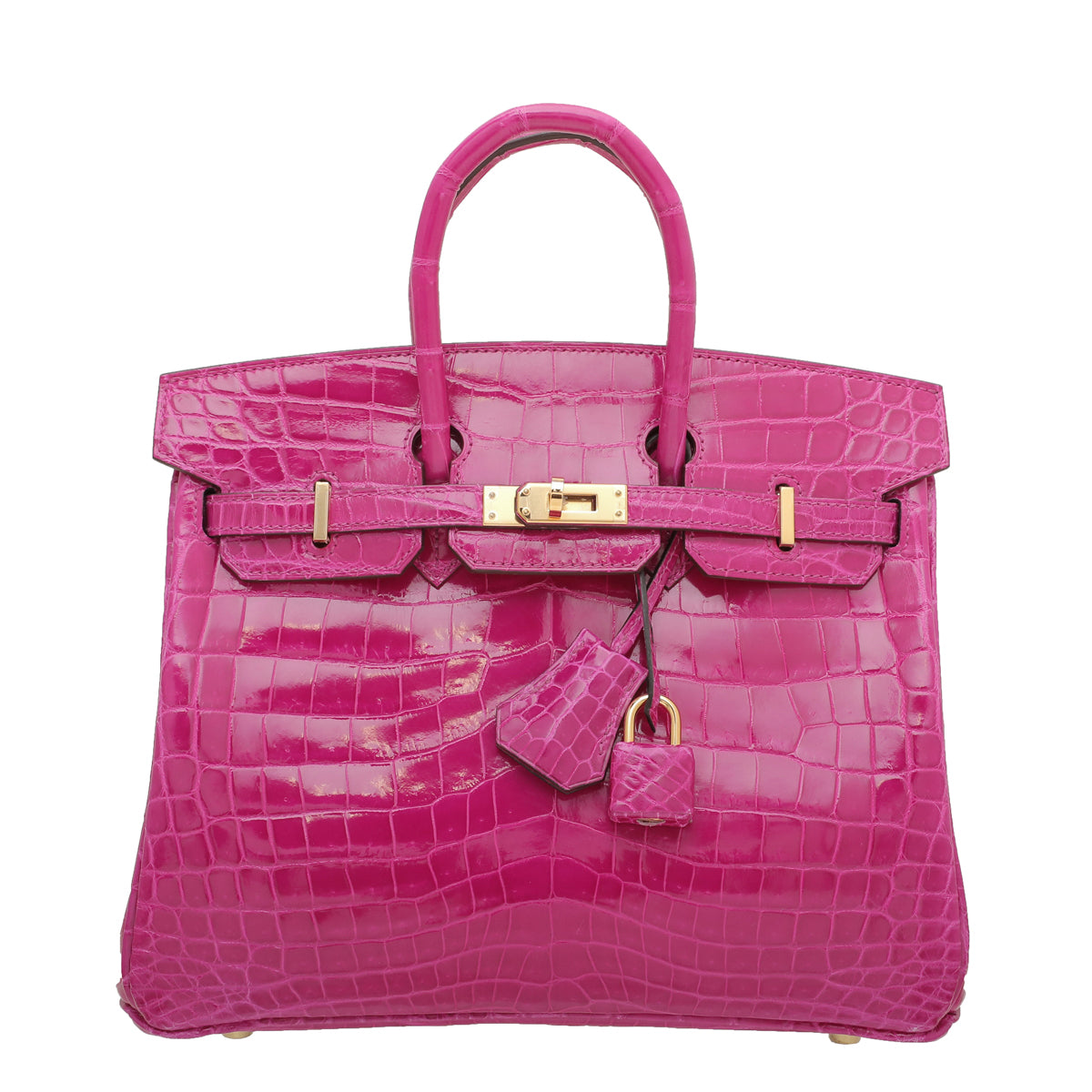 Hermes Rose Scheherazade Crocodile Niloticus Birkin 25 Bag-Hermes-THE CLOSET