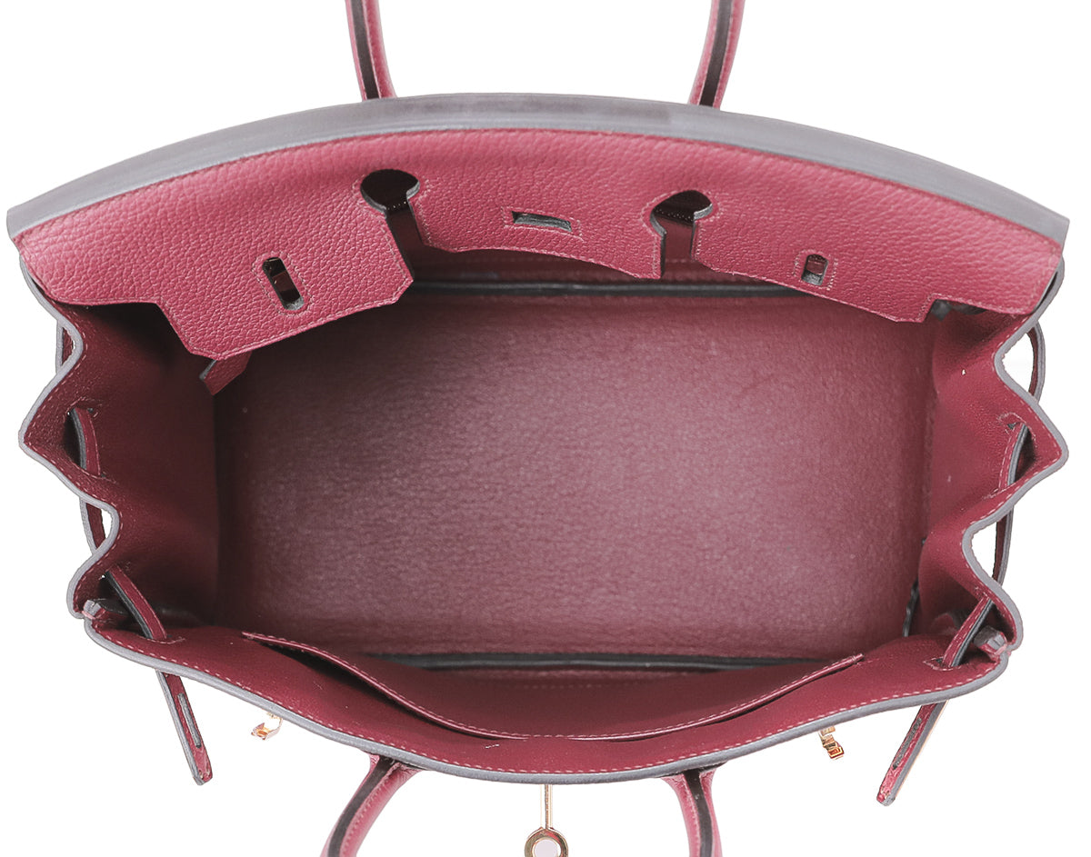 Hermes Rouge H Birkin 25-Hermes-THE CLOSET