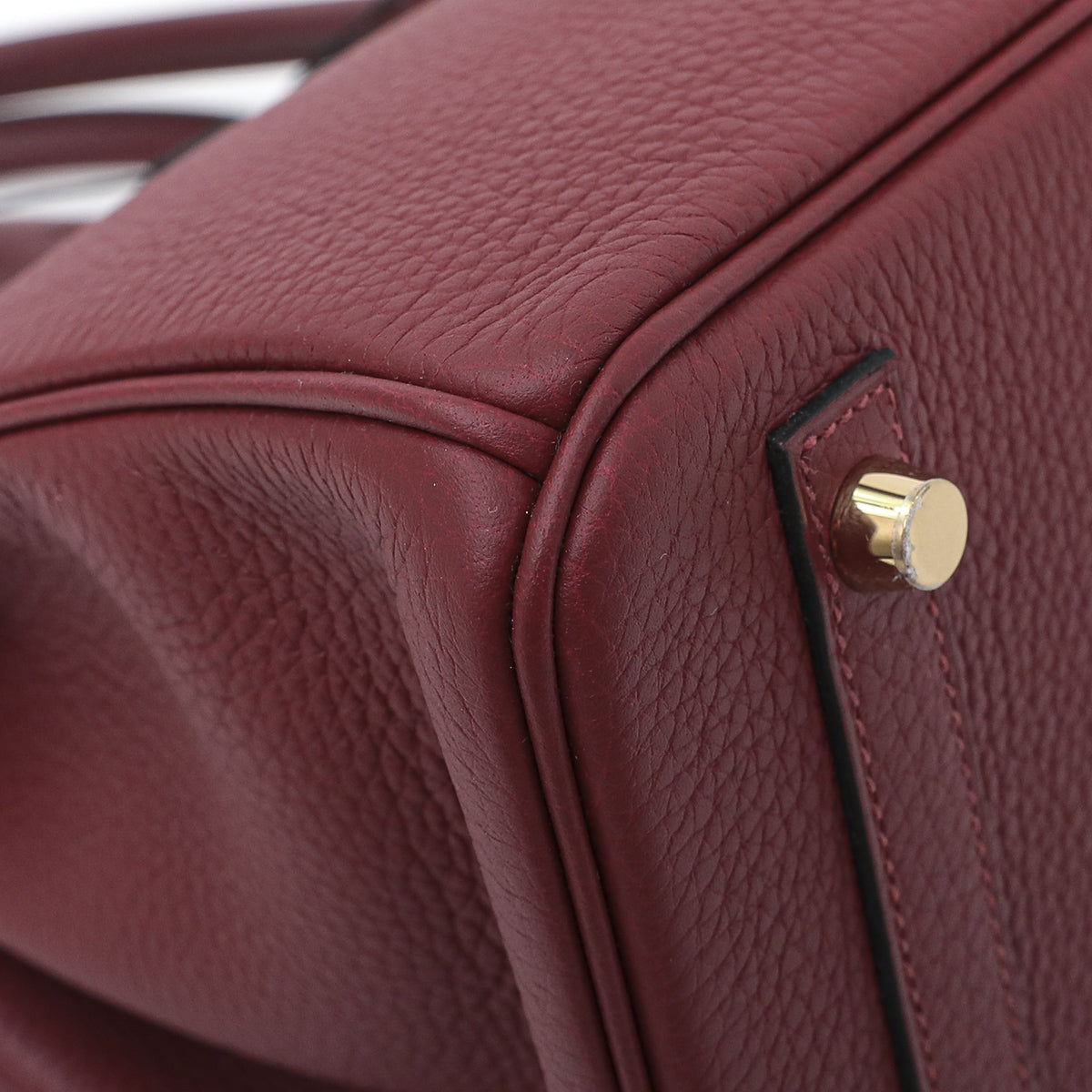 Hermes Rouge H Clemence-Swift Birkin 30-Hermes-THE CLOSET