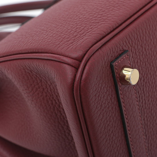 HERMES CABASELLIER 30 ROUGE CLEMENCE