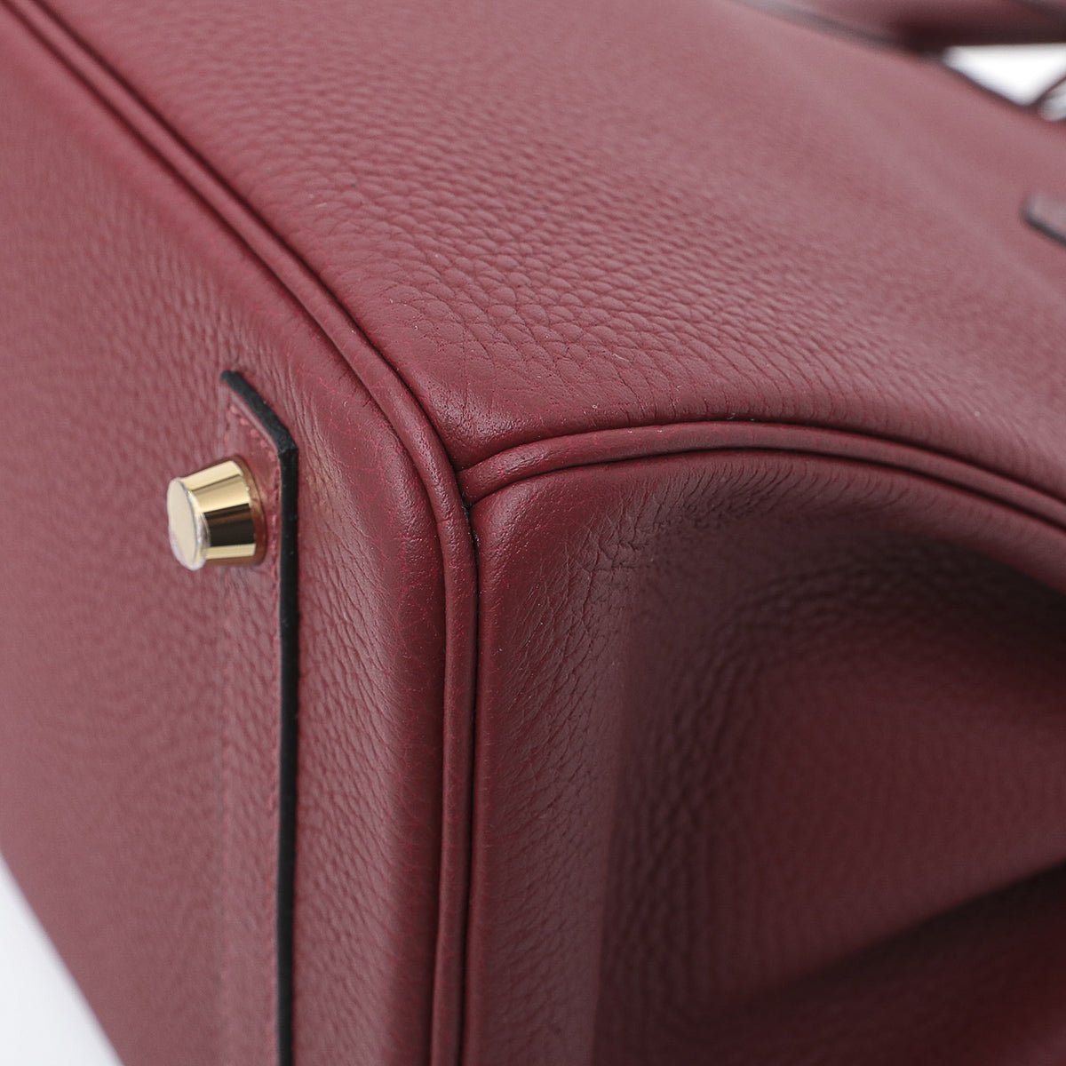 Hermes Rouge H Clemence-Swift Birkin 30-Hermes-THE CLOSET