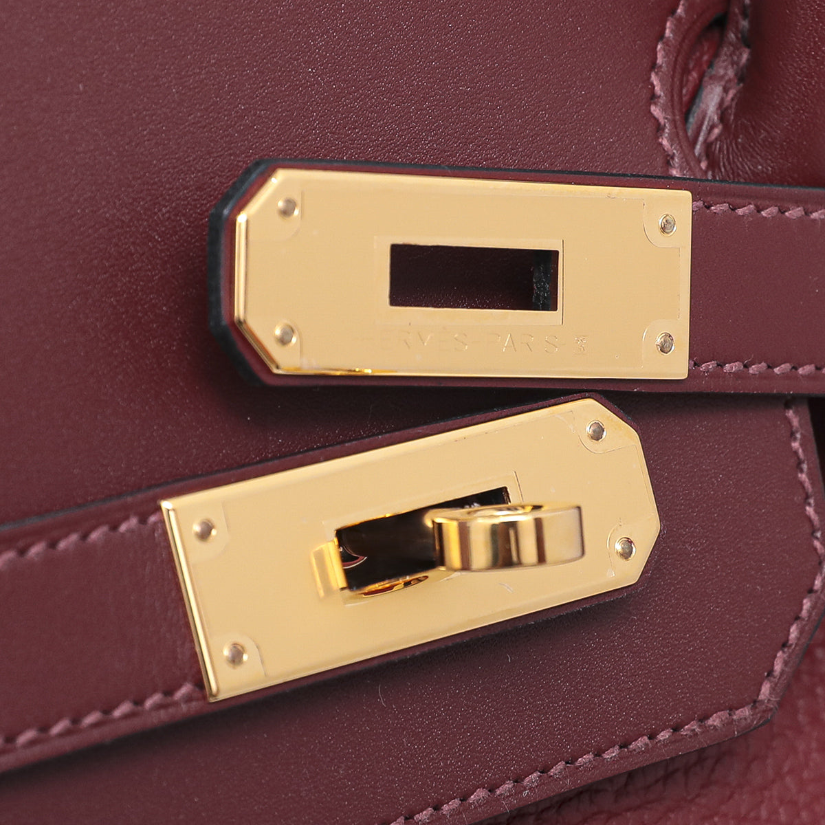 Hermes Rouge H Clemence-Swift Birkin 30-Hermes-THE CLOSET