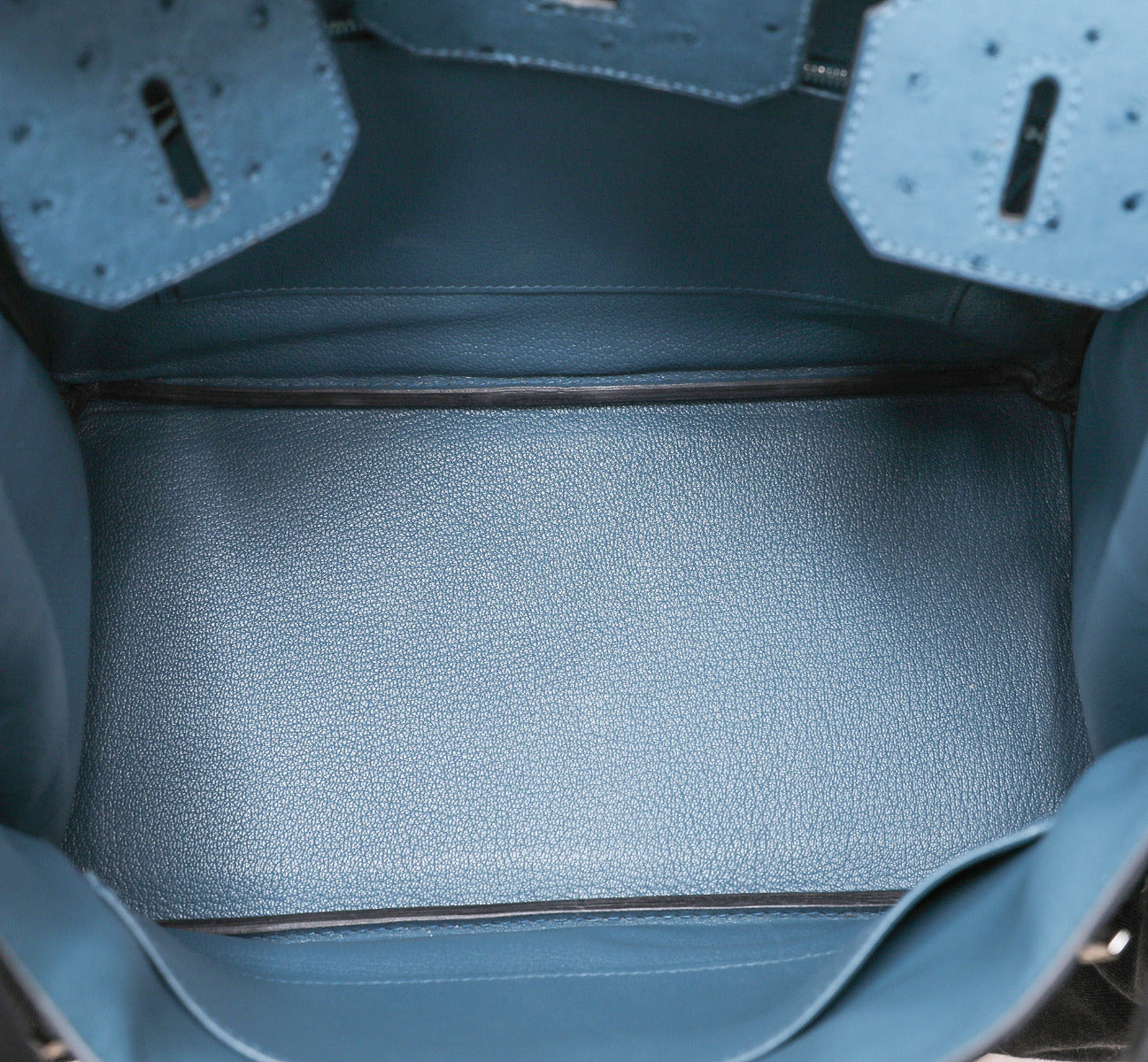 Hermes Birkin 30 Cobalt Blue Ostrich Handbag RJC1296 – LuxuryPromise