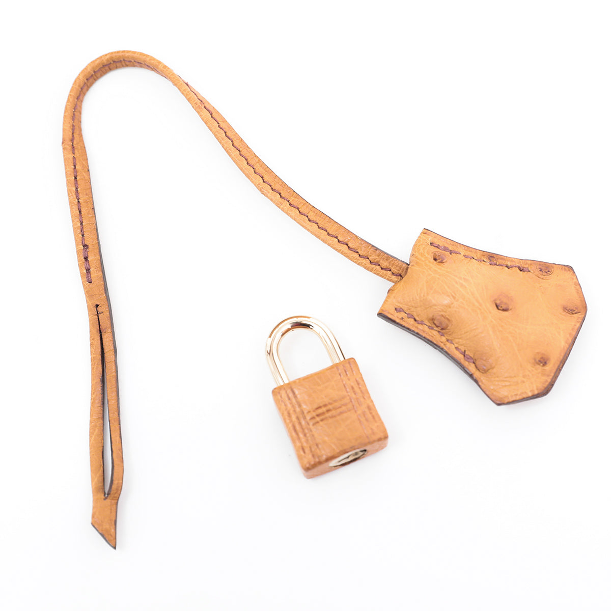 Hermes Gold Ostrich Birkin 30-Hermes-THE CLOSET
