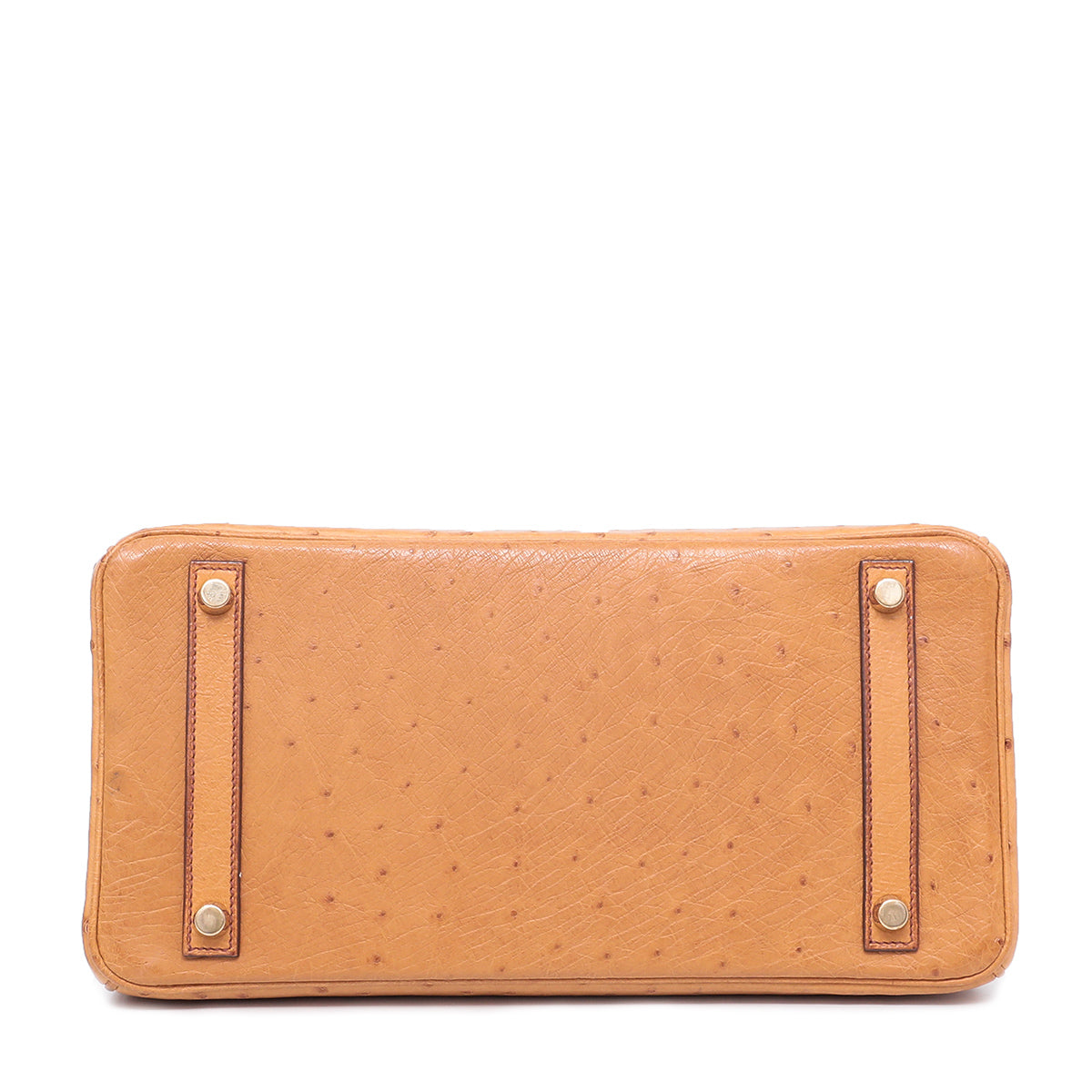 Hermes Gold Ostrich Birkin 30-Hermes-THE CLOSET