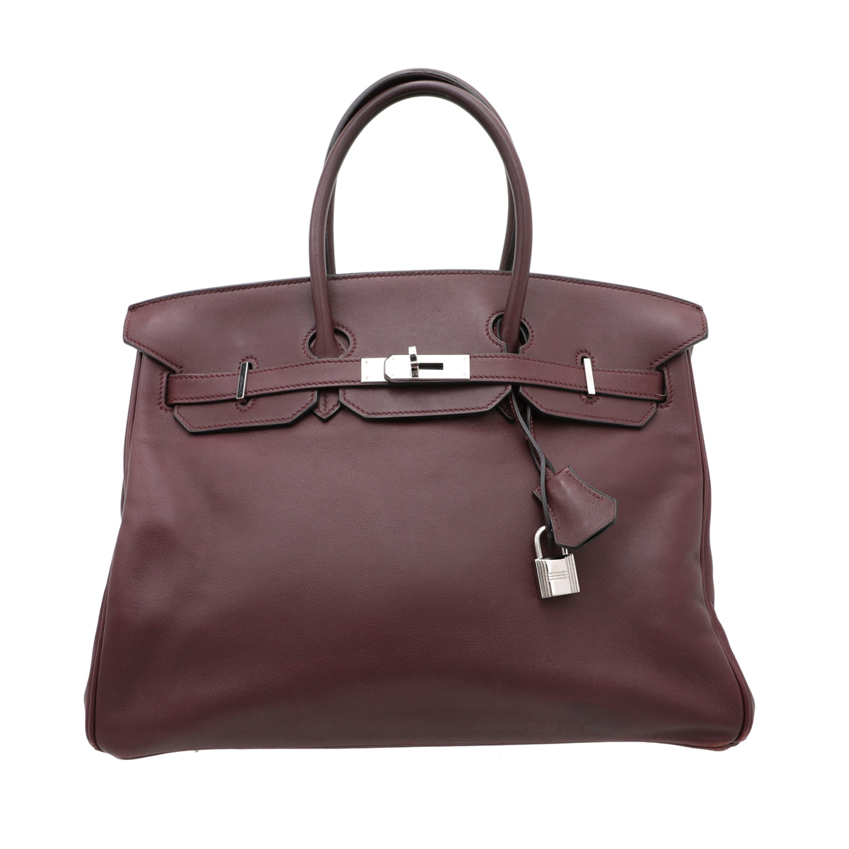 Hermes Bordeaux Swift Birkin 35 Bag-Hermes-THE CLOSET