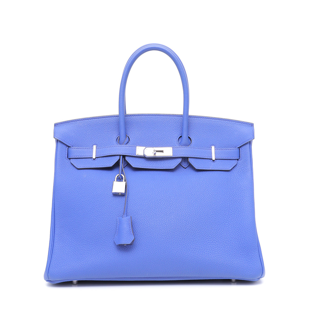 Hermes Electric Blue Birkin 35-Hermes-THE CLOSET