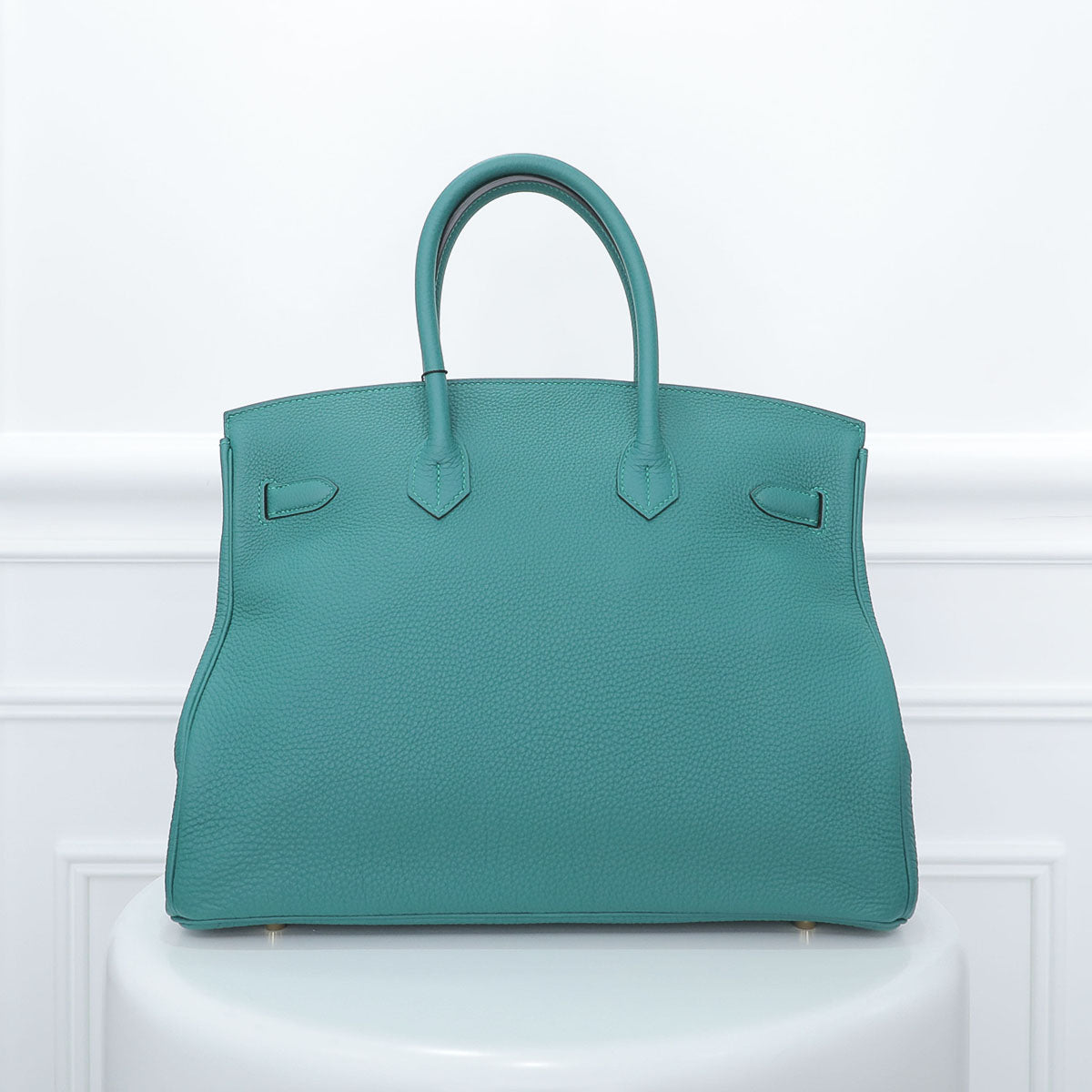 Hermes Malachite Birkin Bag 35-Hermes-THE CLOSET