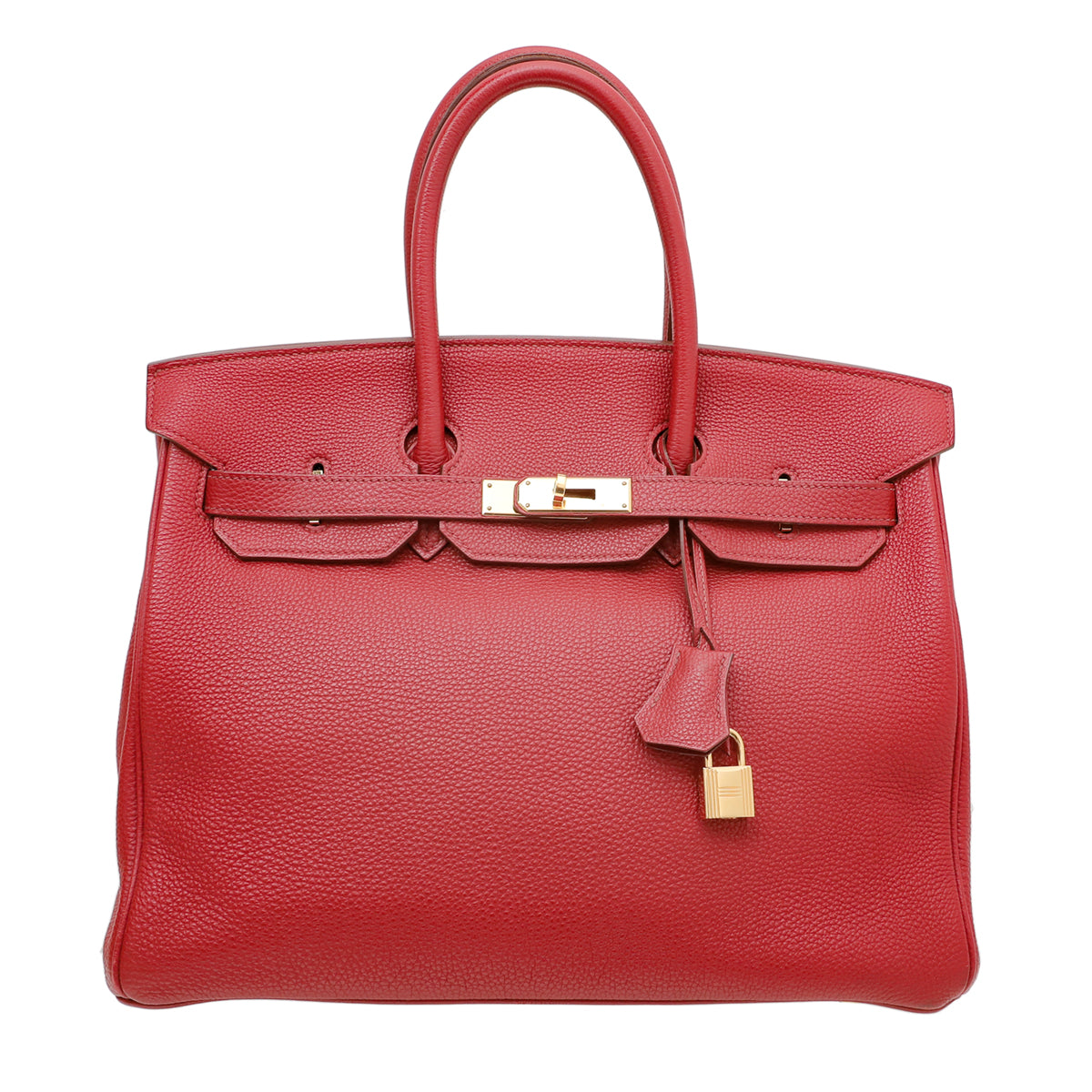Hermes Rouge VIF Togo Birkin 35 Bag-Hermes-THE CLOSET