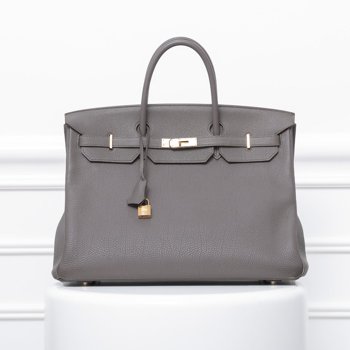 Hermes Graphite Birkin 40-Hermes-THE CLOSET