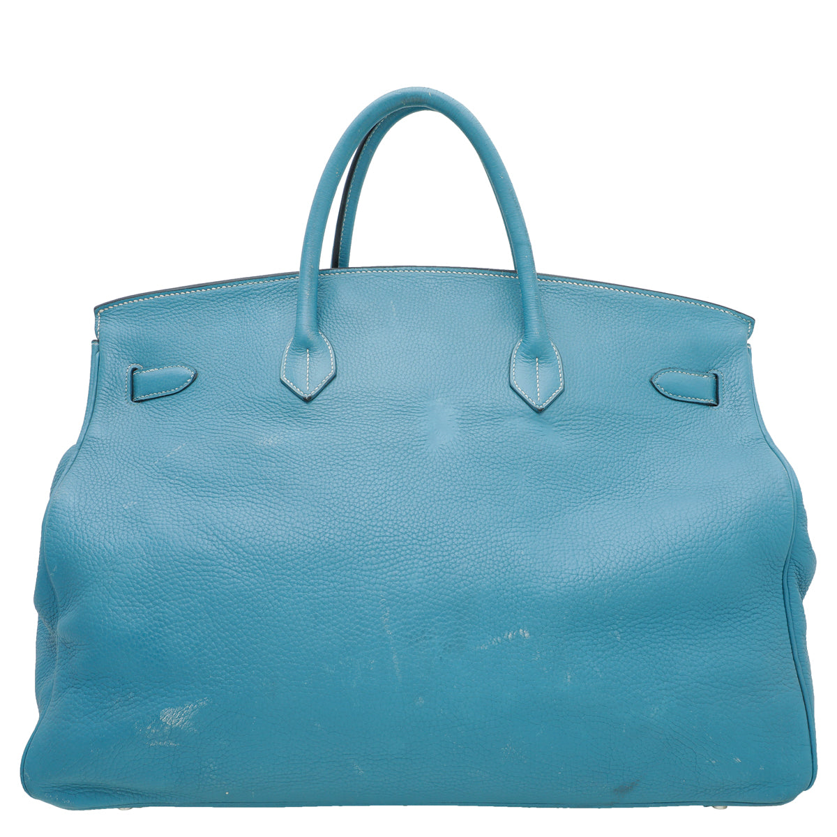 Birkin cargo cloth handbag Hermès Blue in Cloth - 29030832