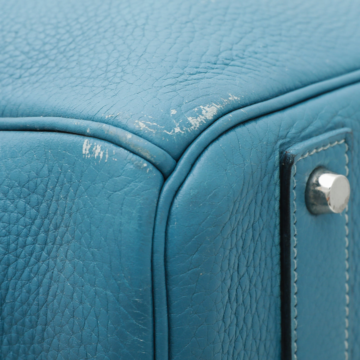 Hermès Birkin Bleu Jean 35 Blue Leather ref.75567 - Joli Closet