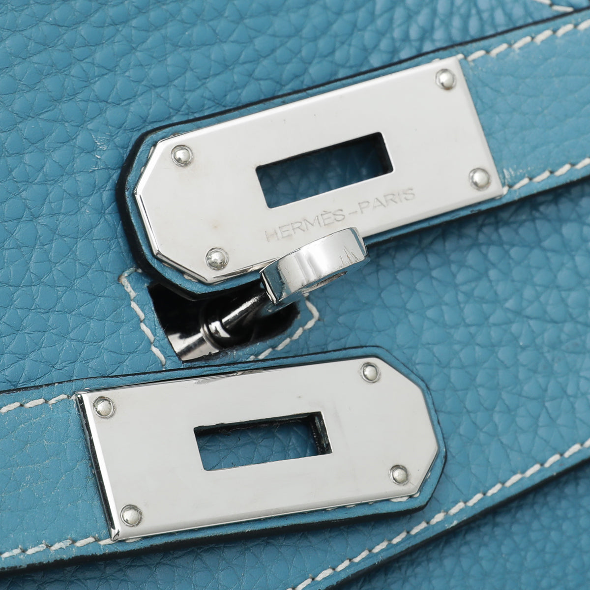 Hermès Birkin Bleu Jean 35 Blue Leather ref.75567 - Joli Closet
