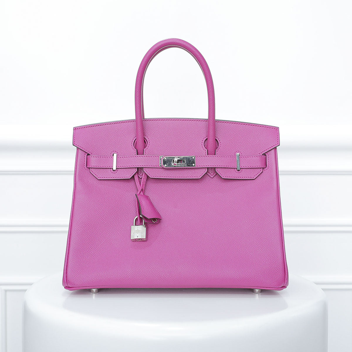 Hermes Birkin Rose Pourpre Epsom 30-Hermes-THE CLOSET