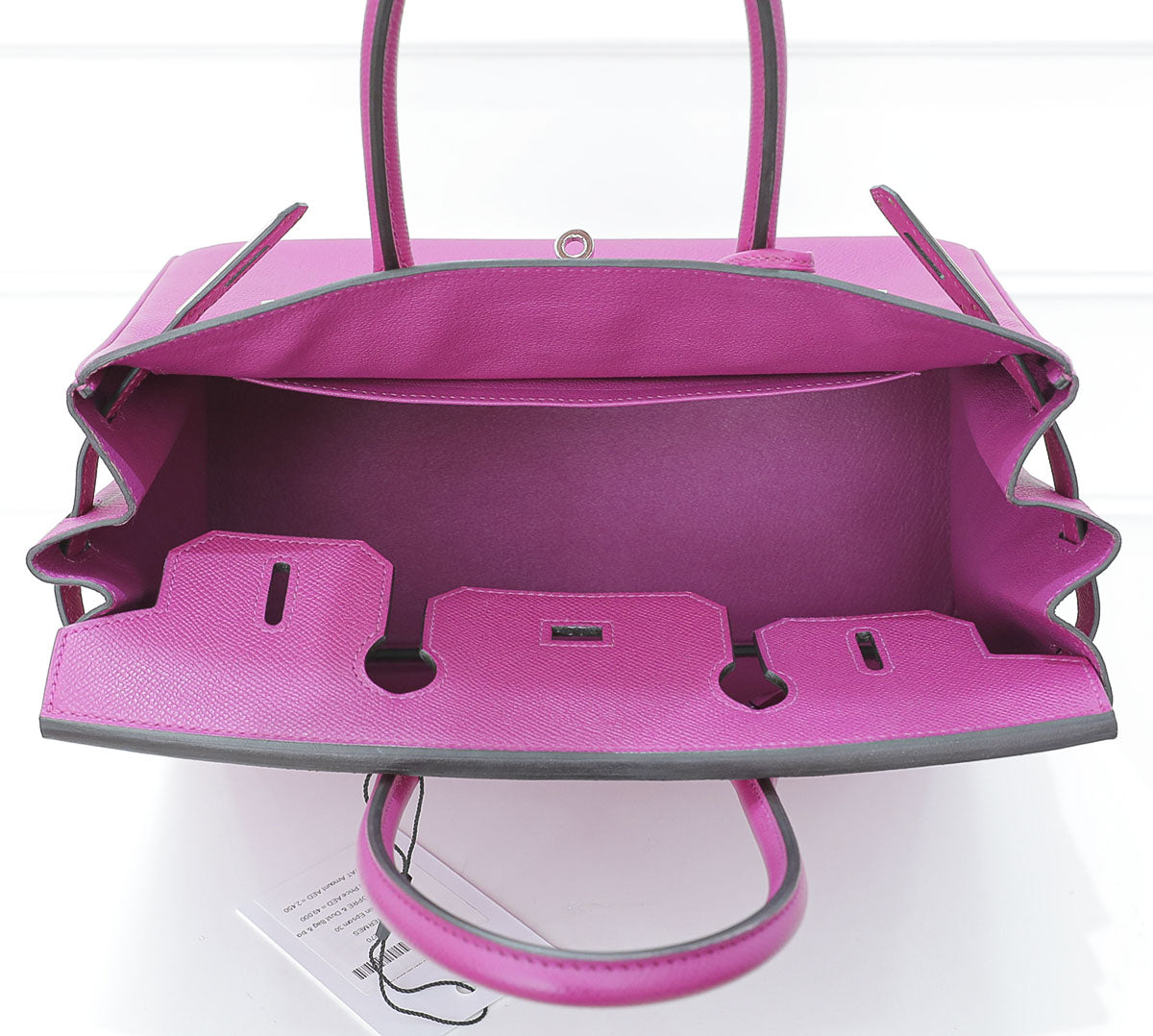 Hermes Birkin Rose Pourpre Epsom 30-Hermes-THE CLOSET