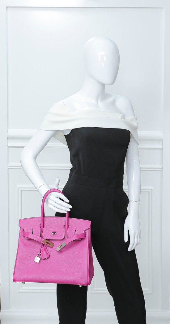 Hermès Birkin 25 Candy Collection Rose Tyrien Epsom Palladium