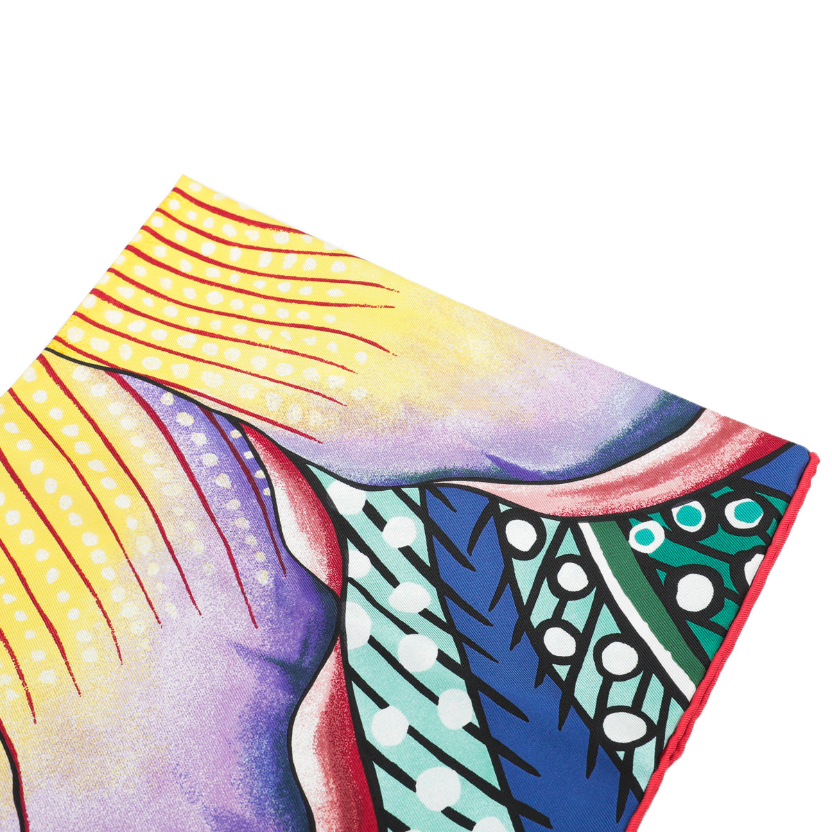 Hermes Multicolor Baobab Cat Silk Scarf-Hermes-THE CLOSET