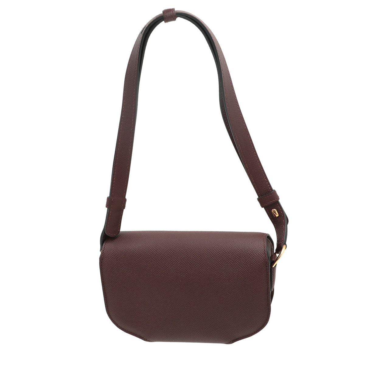 Hermes Bordeaux Epsom Cherche Midi 18 Bag W- Twilly-Hermes-THE CLOSET