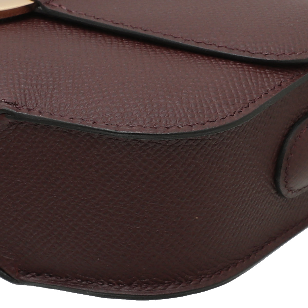 Hermes Bordeaux Epsom Cherche Midi 18 Bag W- Twilly-Hermes-THE CLOSET