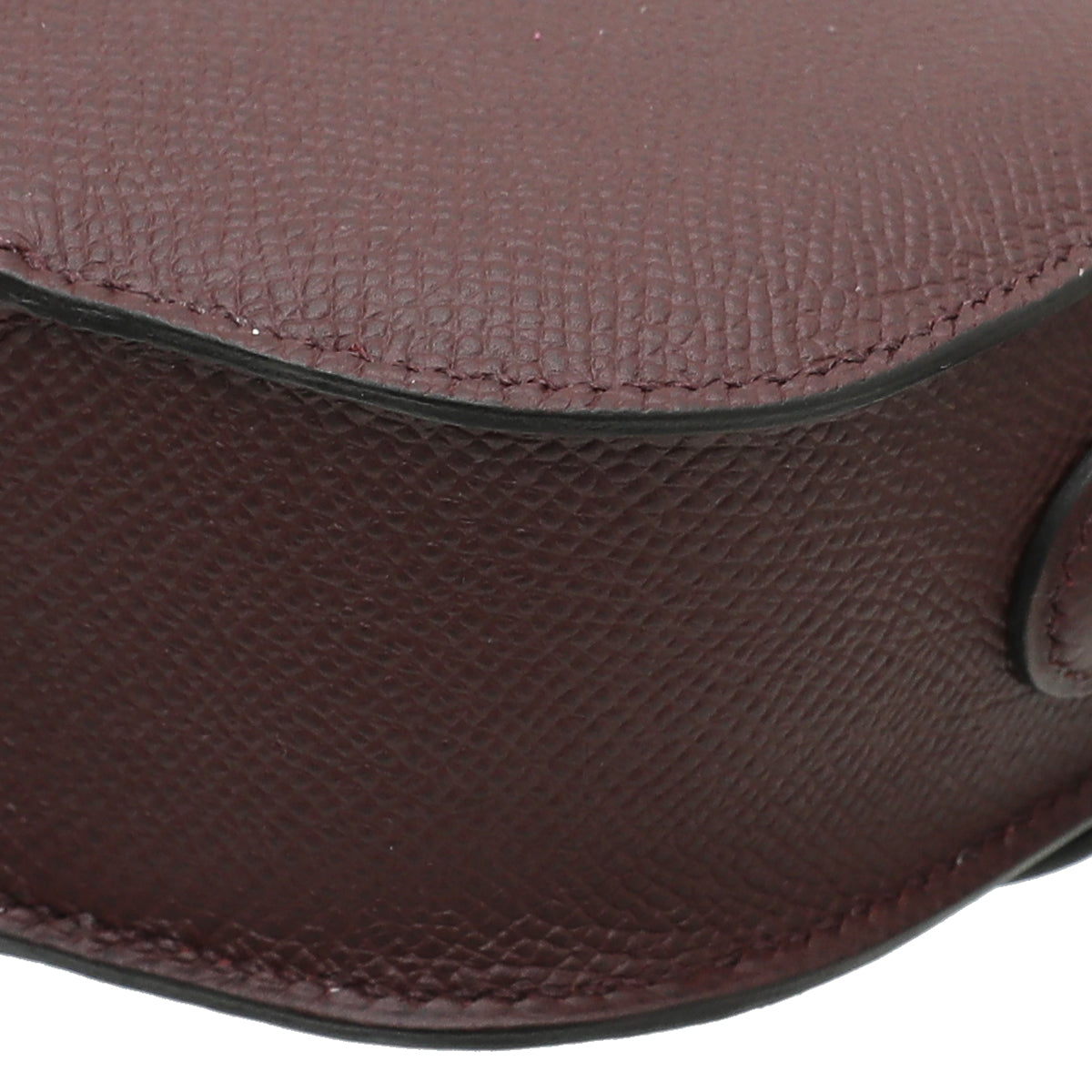 Hermes Bordeaux Epsom Cherche Midi 18 Bag W- Twilly-Hermes-THE CLOSET