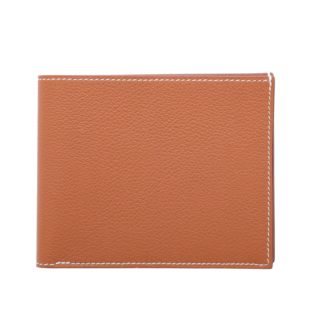 Hermes Gold Citizen Twill Evercolor Compact Wallet