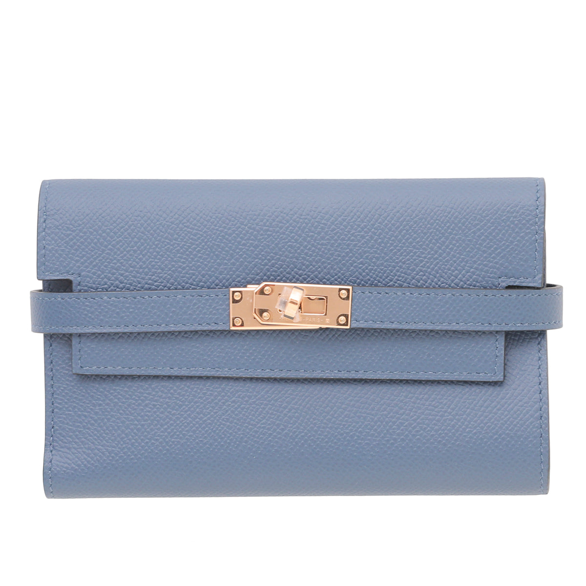 Hermes Bicolor Epsom Kelly Wallet Medium-Hermes-THE CLOSET