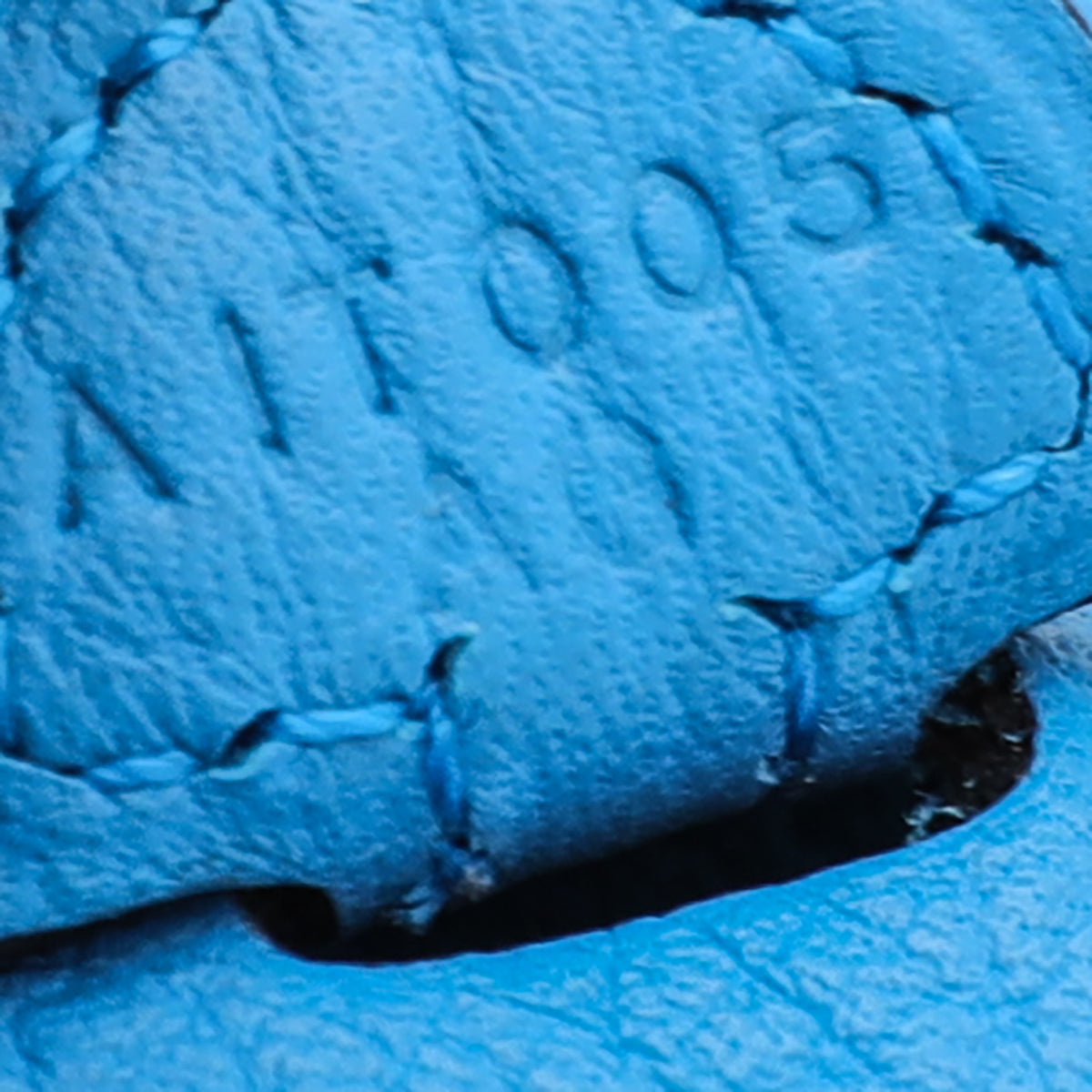 Hermes Blue Zanzibar Clemence Evelyne TBM Bag-Hermes-THE CLOSET