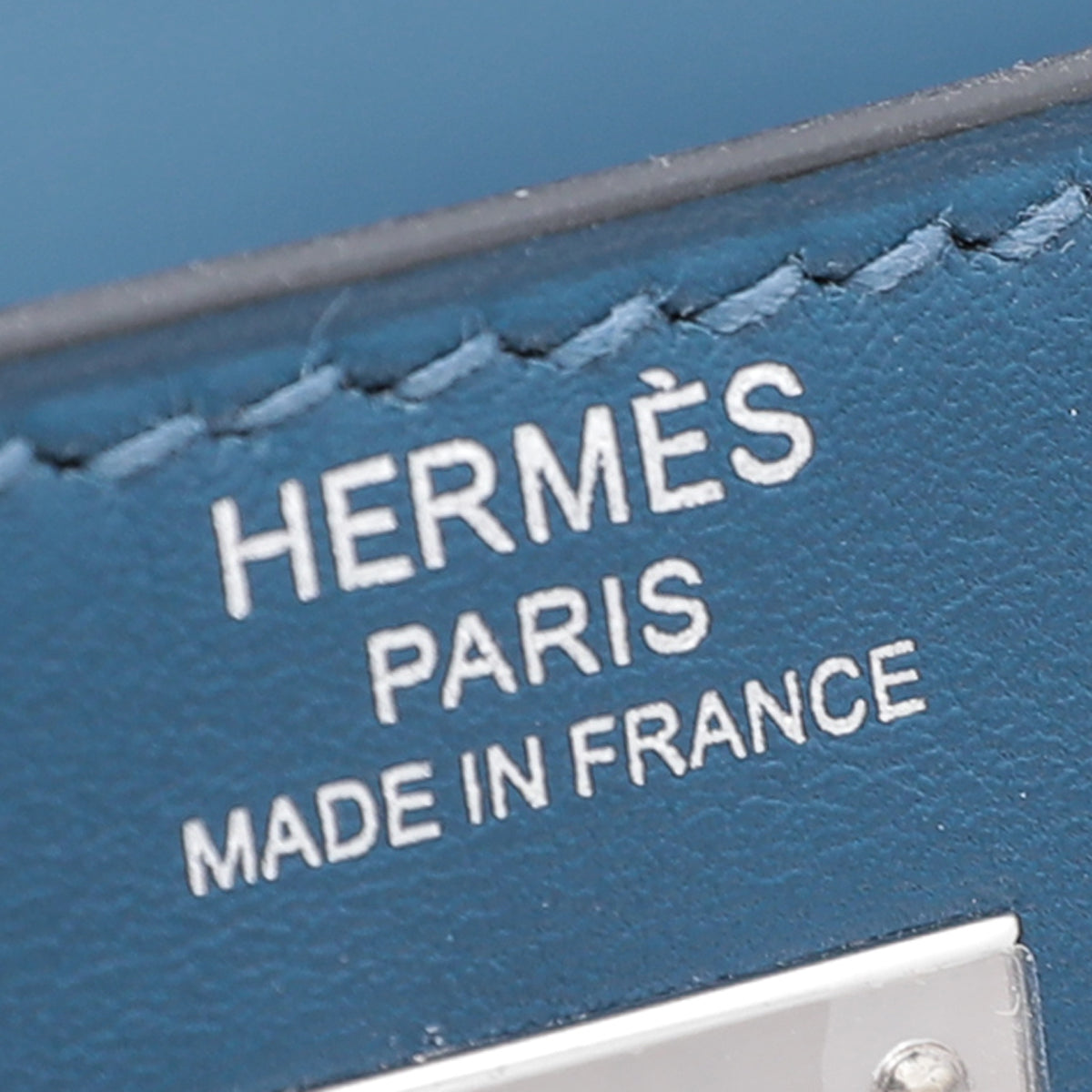Hermes Deep Blue Retourne Kelly 25 Bag