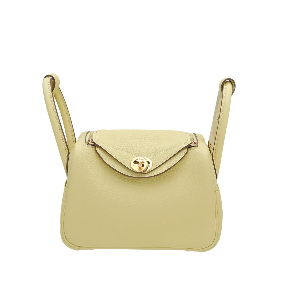 Hermes Jaune Poussin Mini Lindy Bag-Hermes-THE CLOSET