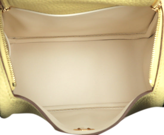 Hermes Jaune Poussin Mini Lindy Bag