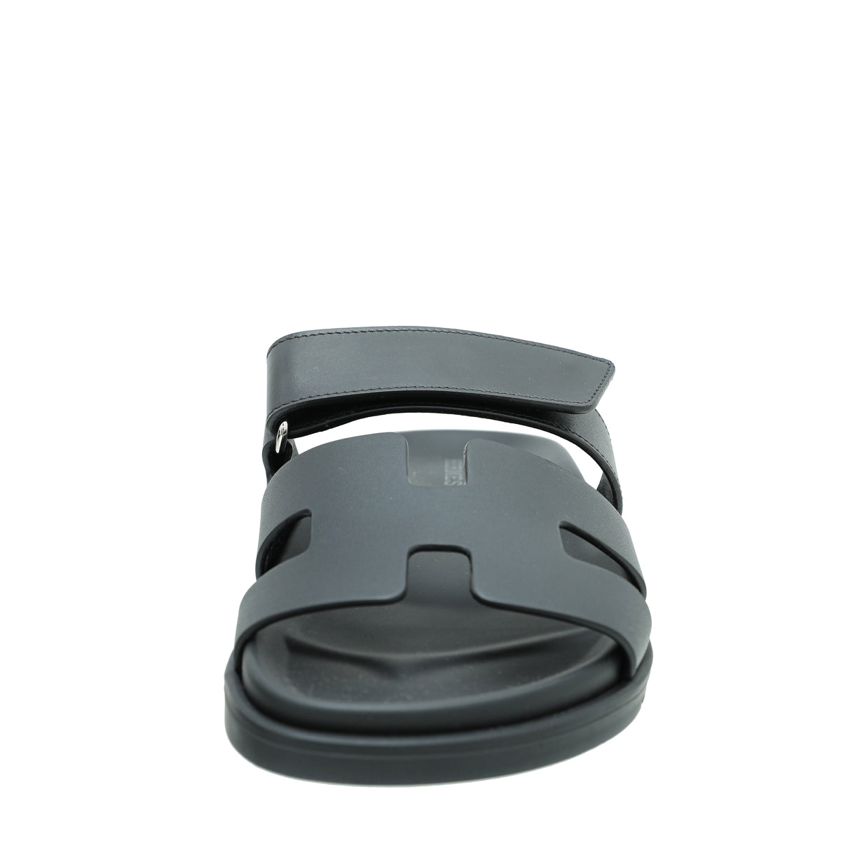 Hermes Noir Chypre Sandal 38.5-Hermes-THE CLOSET