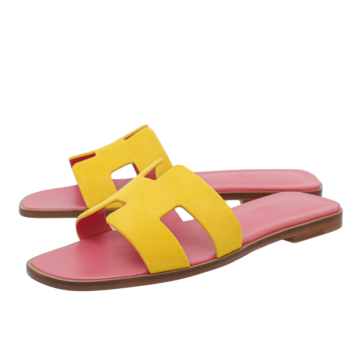 Hermes suede oran sandals Clearance