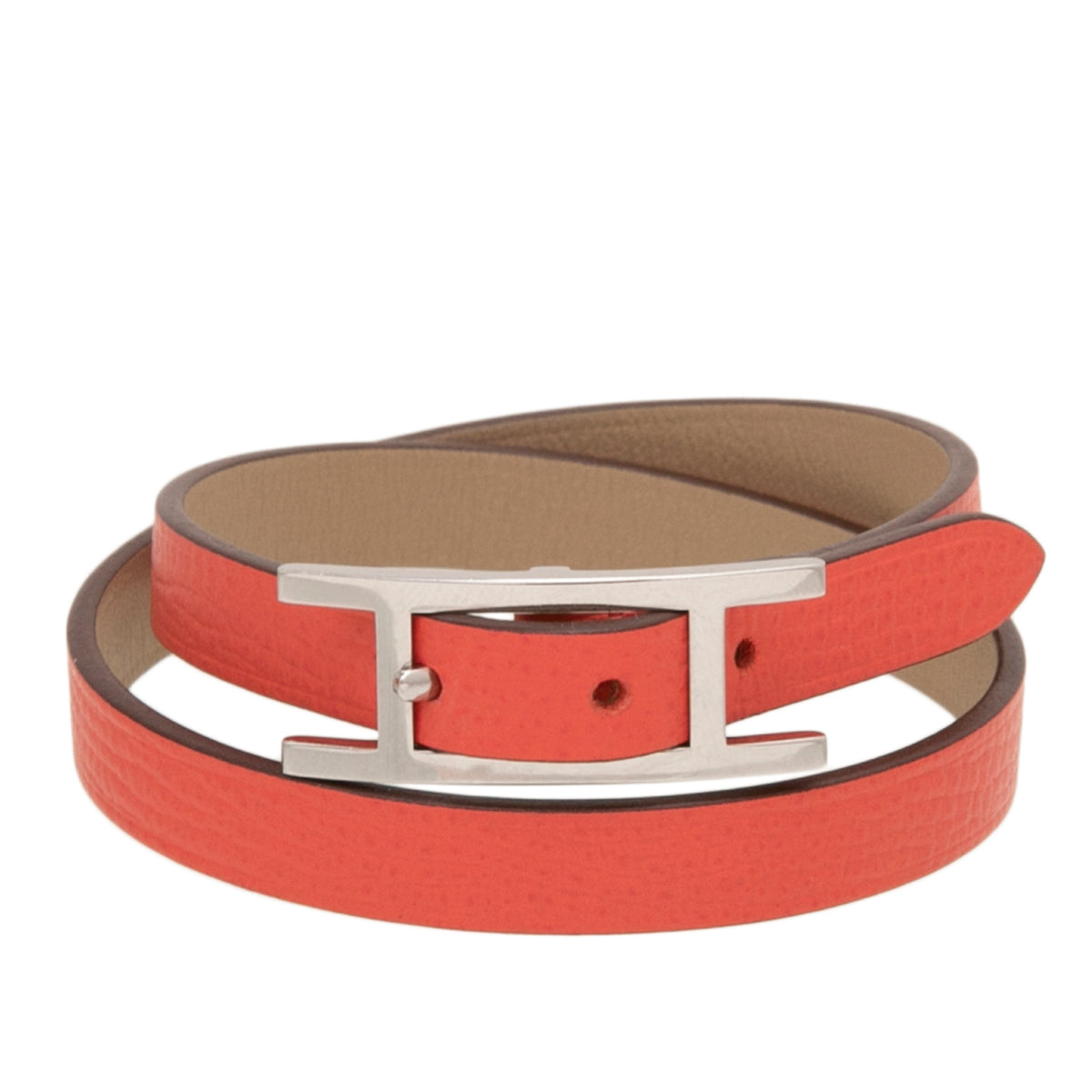 Hermes Bicolor Reversible Behapi Double Tour Bracelet – THE CLOSET
