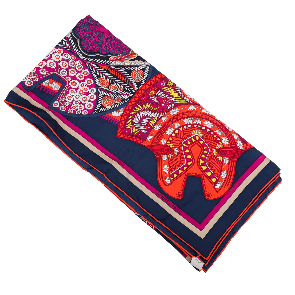 Hermes Tricolor Tapis De Selle Scarf-Hermes-THE CLOSET