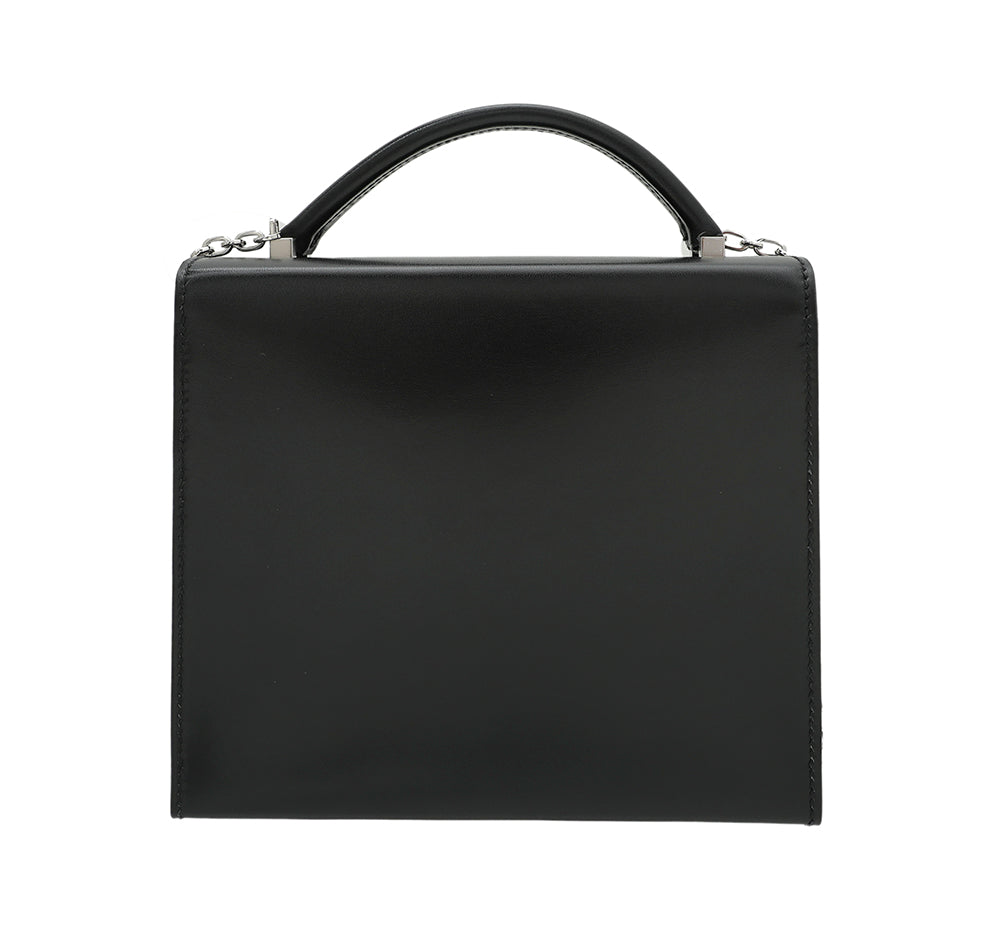 Hermes Noir Cinhetic Veau Tadelakt Box Bag-Hermes-THE CLOSET