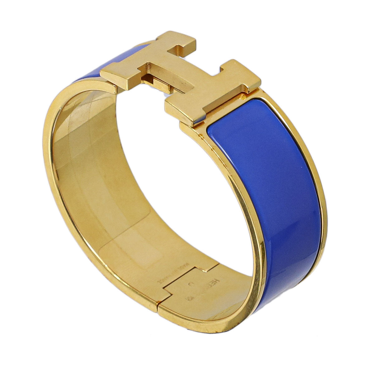 Hermes Clic Clac Blue Bangle-Hermes-THE CLOSET