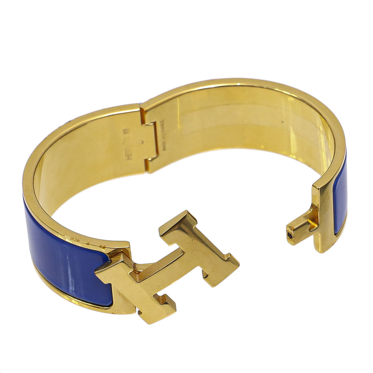 Hermes Clic Clac Blue Bangle-Hermes-THE CLOSET