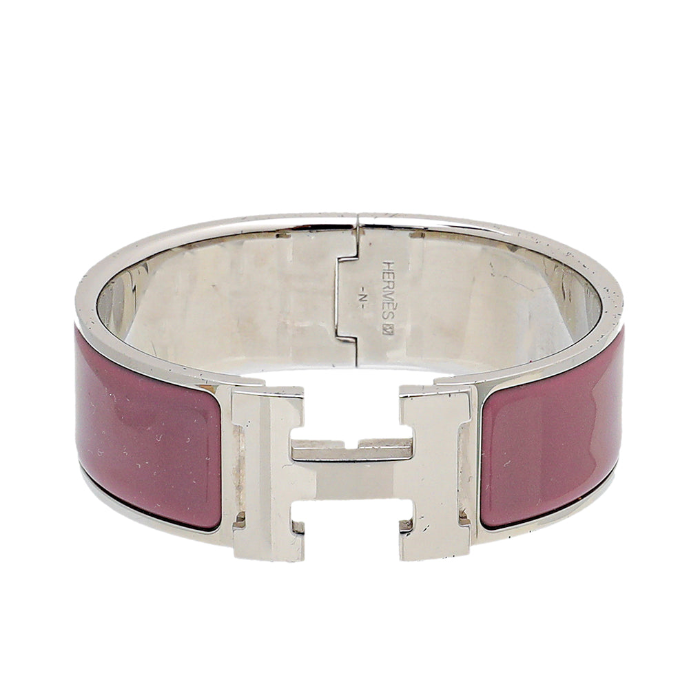 Hermes Mauve Clic Clac Bracelet-Hermes-THE CLOSET