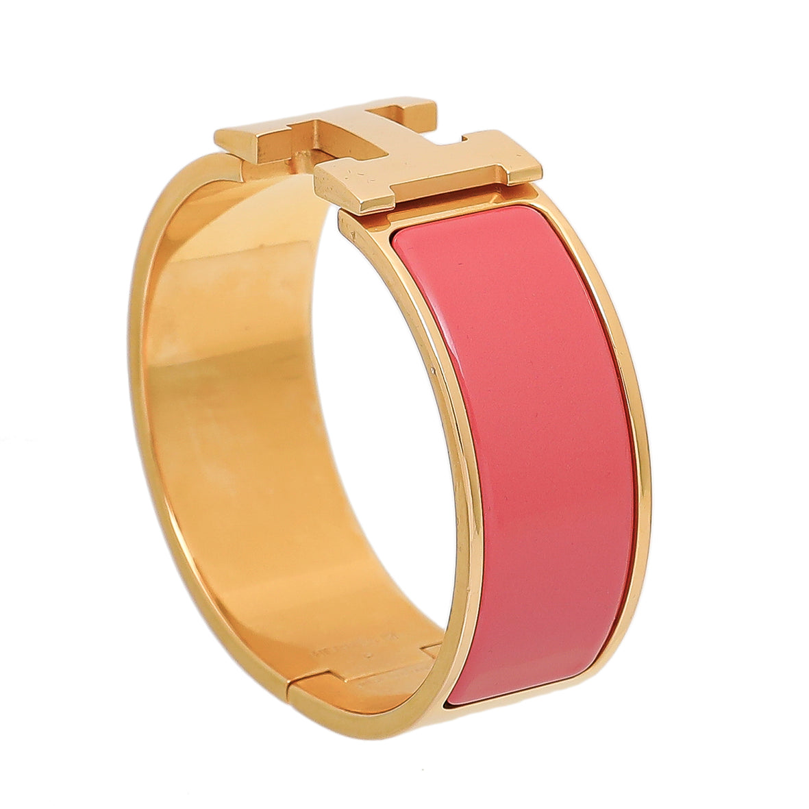 Hermes Coral Clic Clac H Bracelet 16cm-Hermes-THE CLOSET