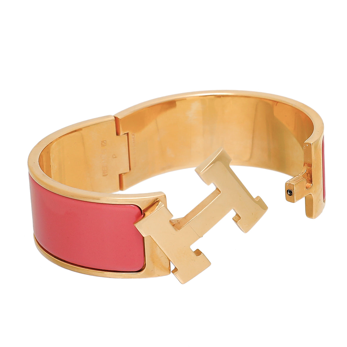 Hermes Coral Clic Clac H Bracelet 16cm-Hermes-THE CLOSET