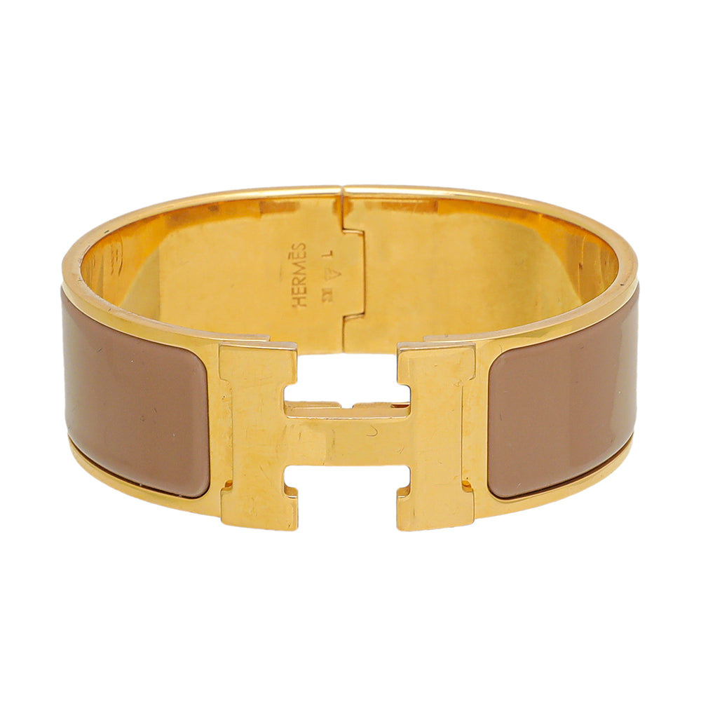 Hermes Nude Clic Clac H Bracelet-Hermes-THE CLOSET
