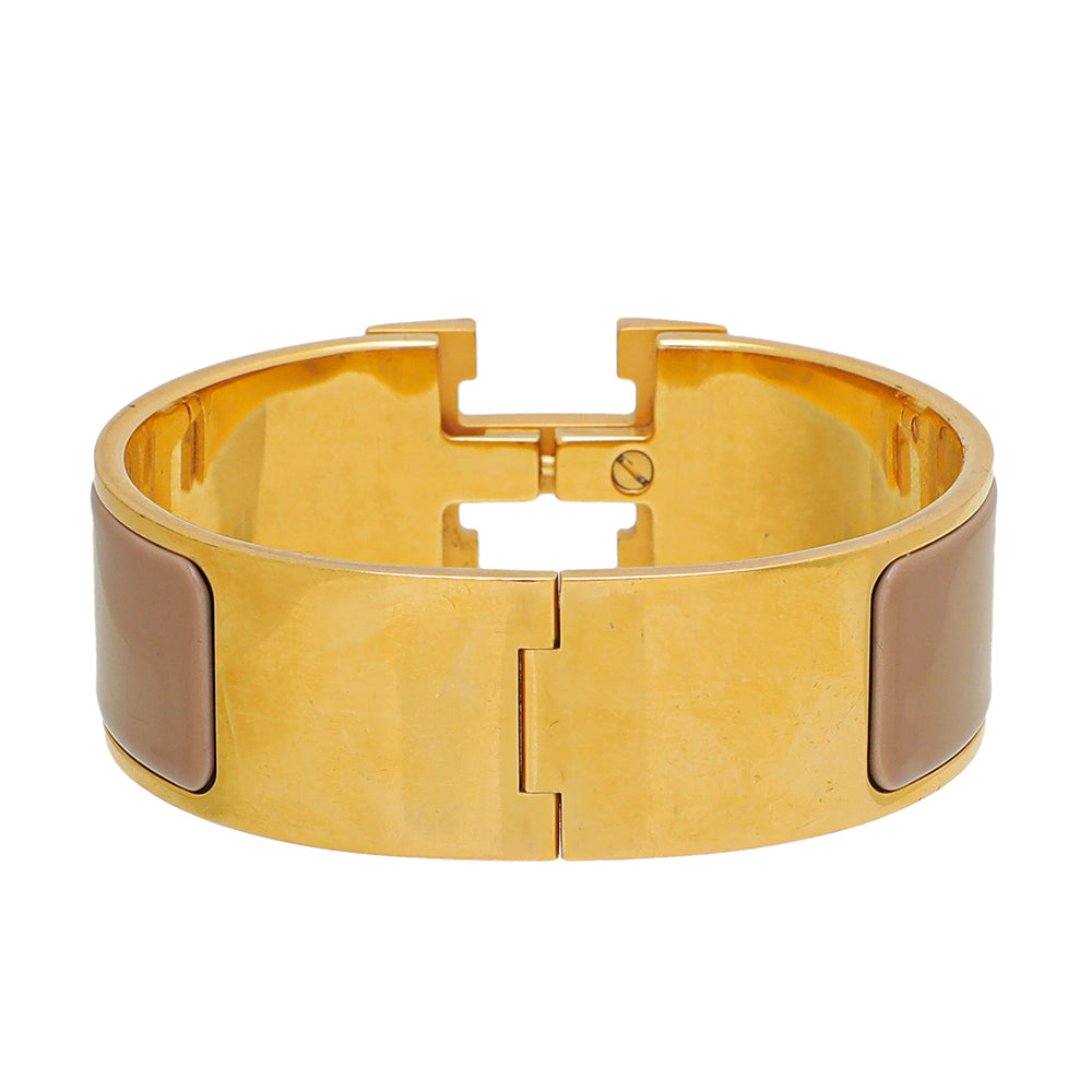 Hermes Nude Clic Clac H Bracelet-Hermes-THE CLOSET