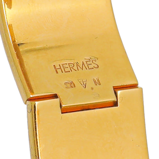 Hermes Noir Clic Clac H GM Bracelet