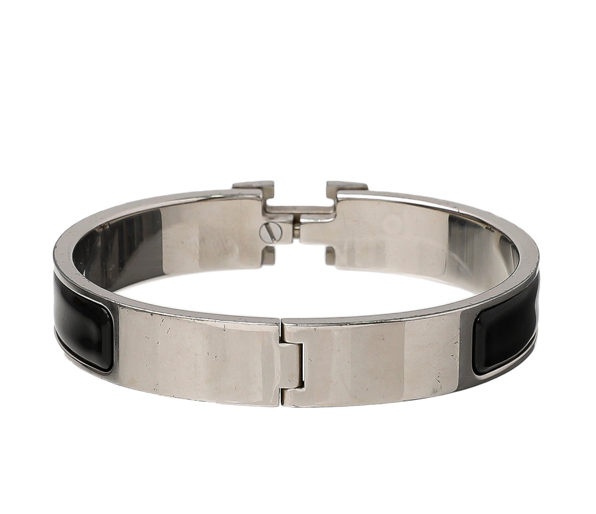 Hermes Noir Clic H Bracelet-Hermes-THE CLOSET
