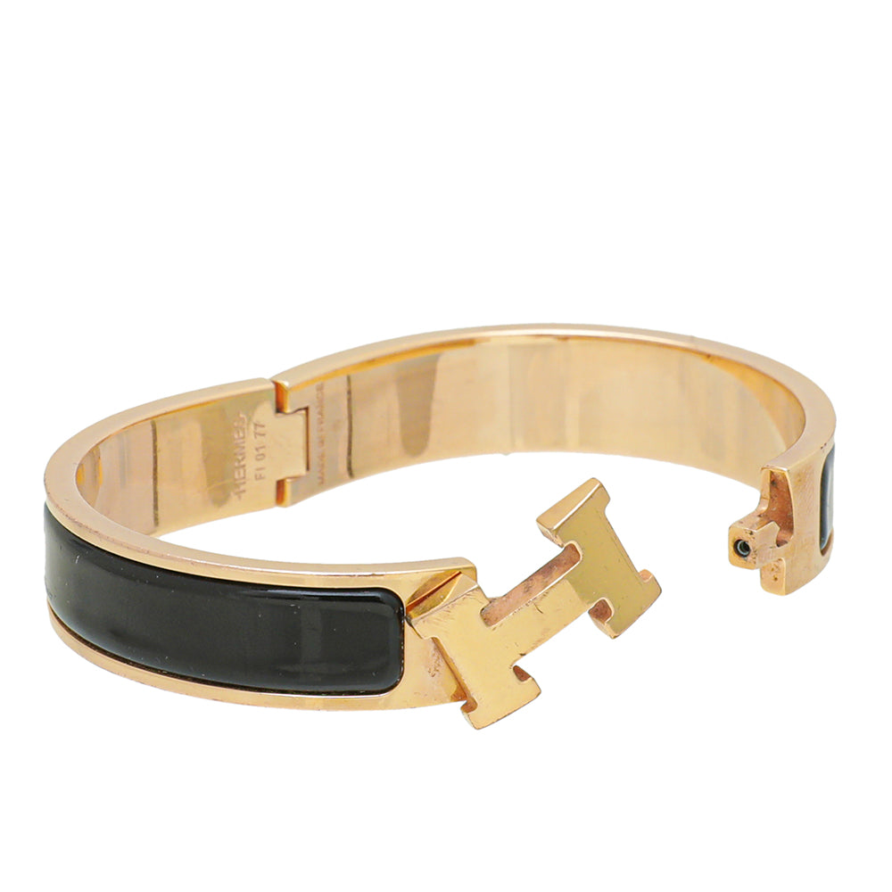 Click H Locket Hermes Black Clic H Bracelet – THE CLOSET