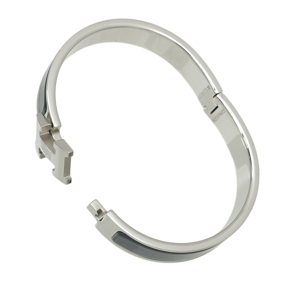 Hermes Bleu Abysse Clic H Bracelet-Hermes-THE CLOSET