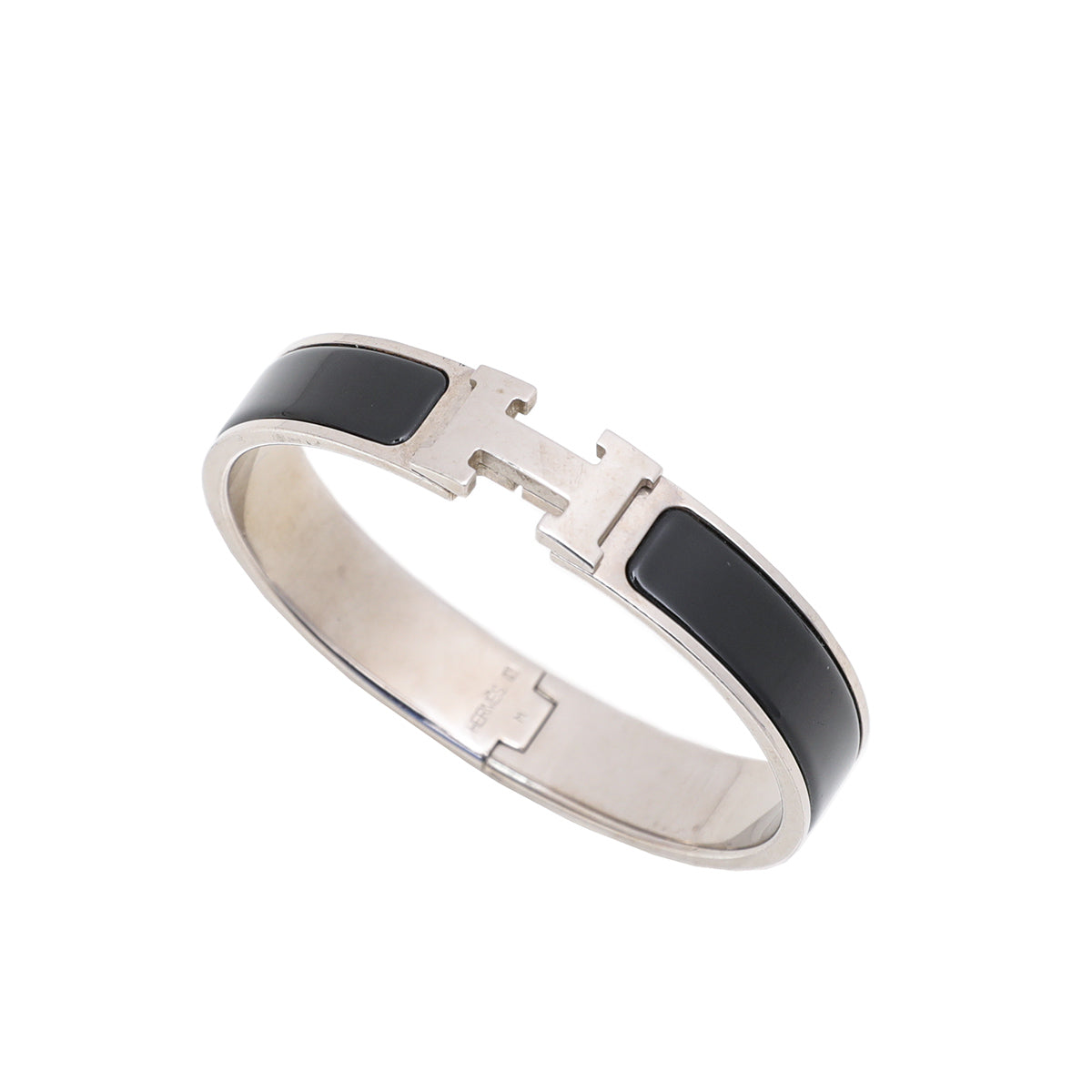 Hermes Noir Clic H Bracelet Medium-Hermes-THE CLOSET