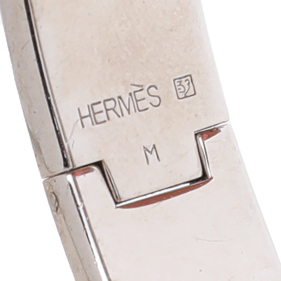 Hermes Noir Clic H Bracelet Medium