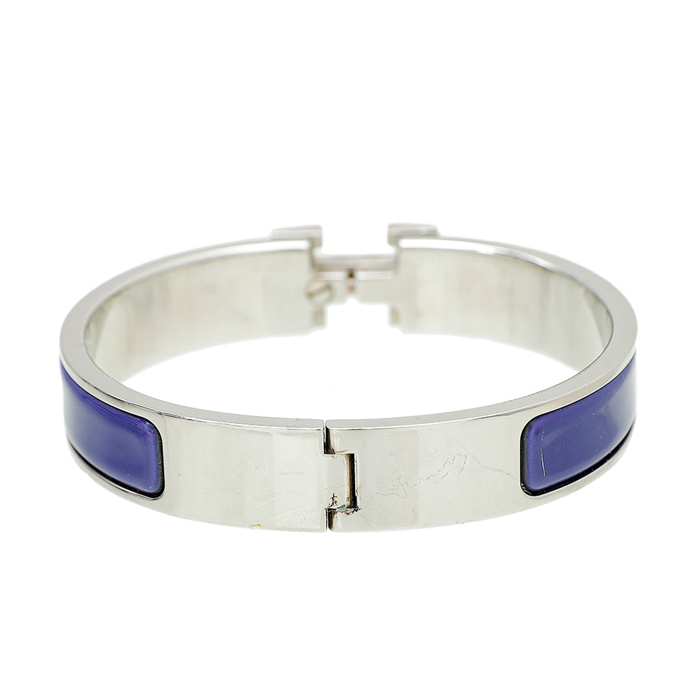 Hermes Violet Clic H Bracelet-Hermes-THE CLOSET